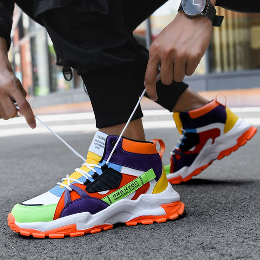 Men Casual High-Top Sneakers