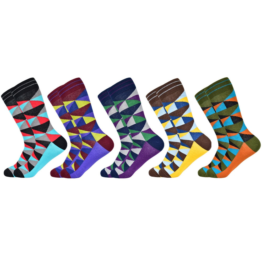 Geometric Lattice Men's Socks