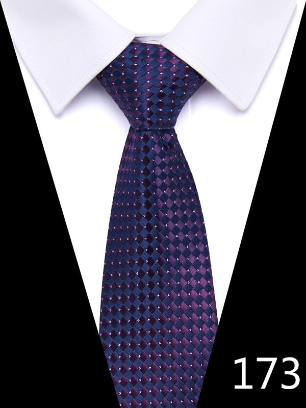 Silk tie 7.5 cm