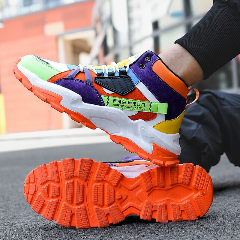 Men Casual High-Top Sneakers