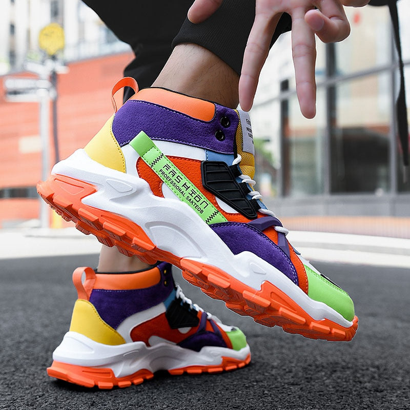 Men Casual High-Top Sneakers