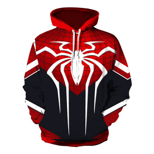3D Printed Spider Graphic Hoodie