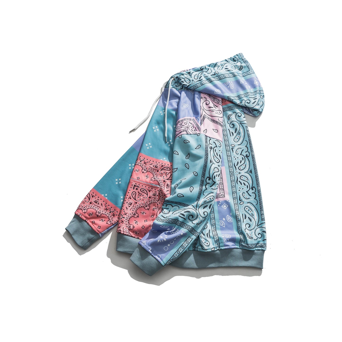 Bandana Patchwork Hoodies
