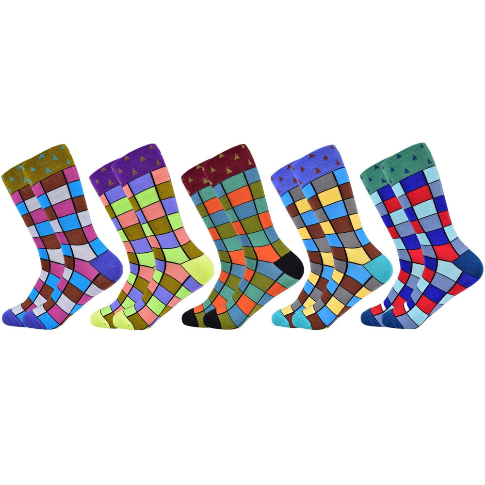 Geometric Lattice Men's Socks