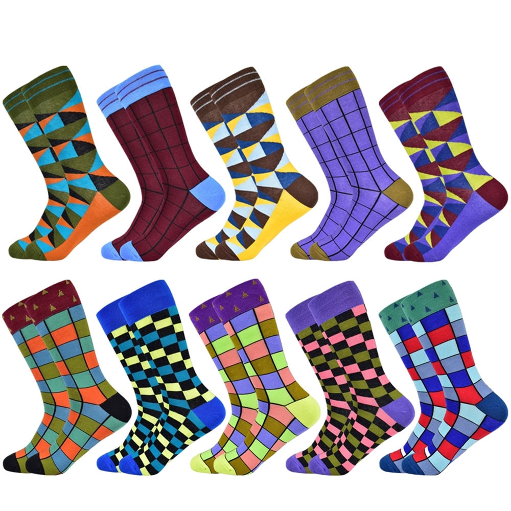 Geometric Lattice Men's Socks