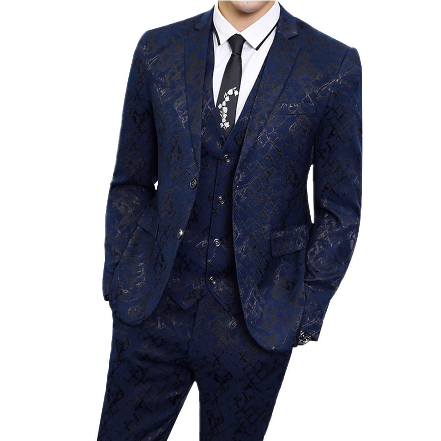 Left ROM Brand Luxury Men Suits