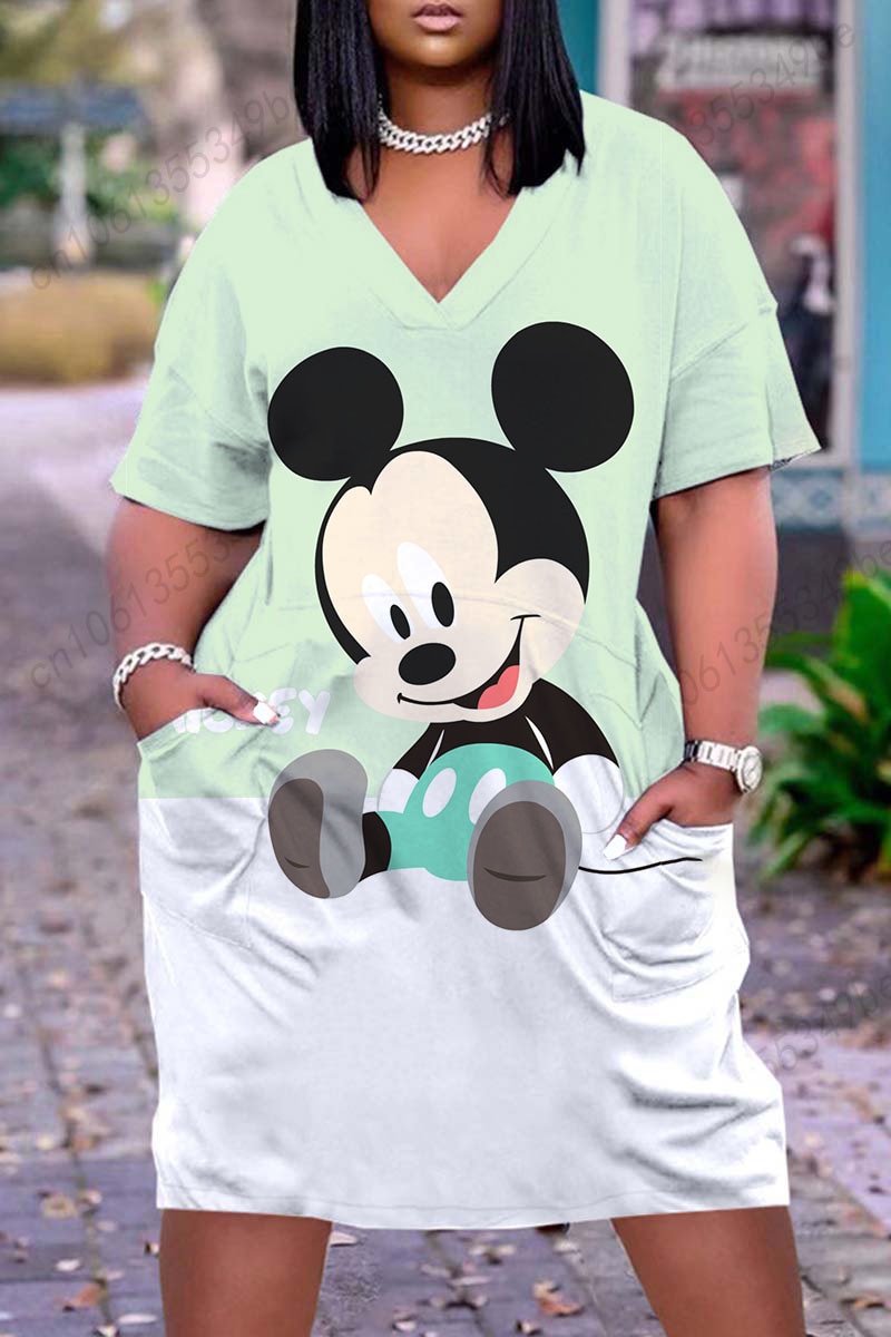 Mickey/Minnie Shirt Dress