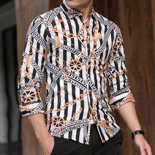 Long Sleeve Printed Shirt