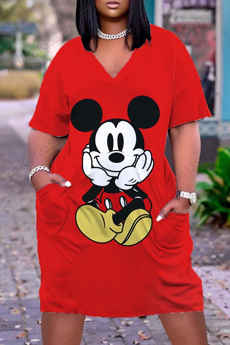 Mickey/Minnie Shirt Dress