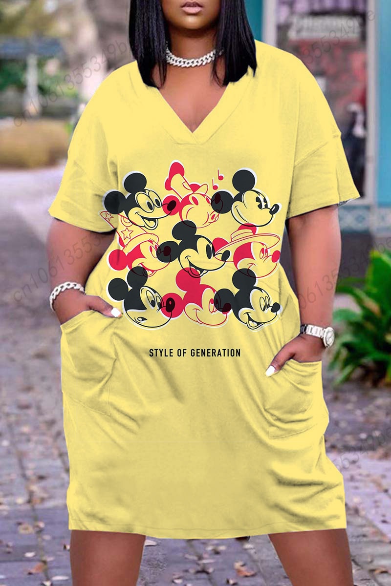 Mickey/Minnie Shirt Dress