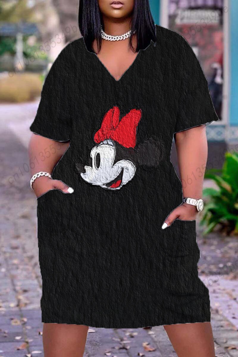 Mickey/Minnie Shirt Dress