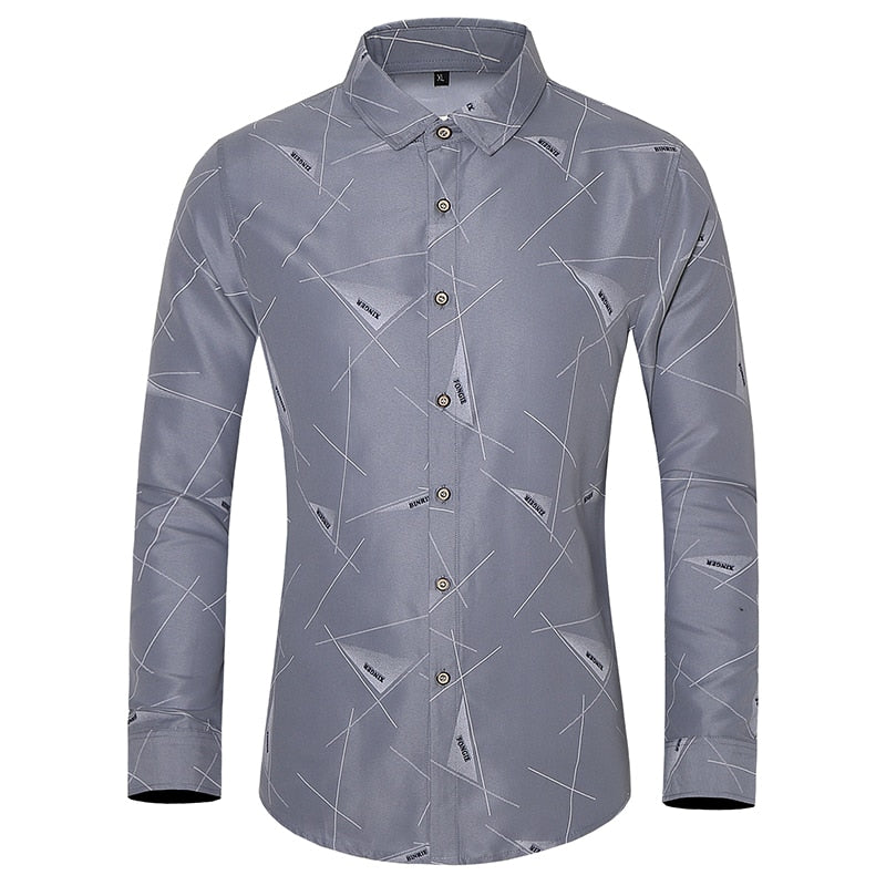 Long Sleeve Printed Shirt