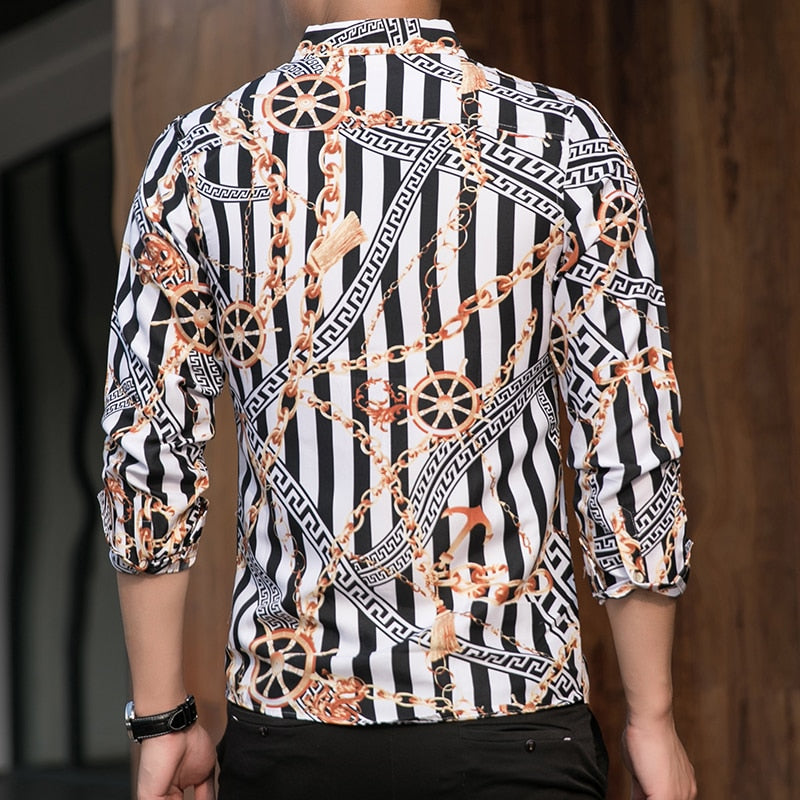 Long Sleeve Printed Shirt