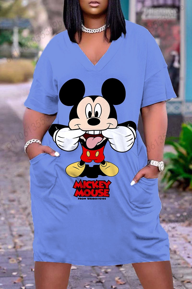 Mickey/Minnie Shirt Dress
