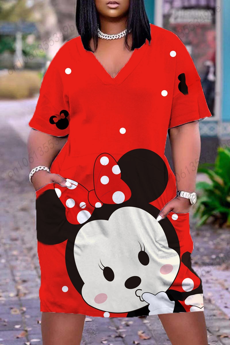 Mickey/Minnie Shirt Dress