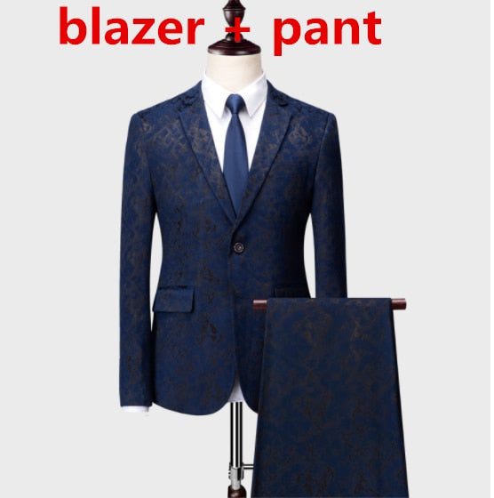 Left ROM Brand Luxury Men Suits