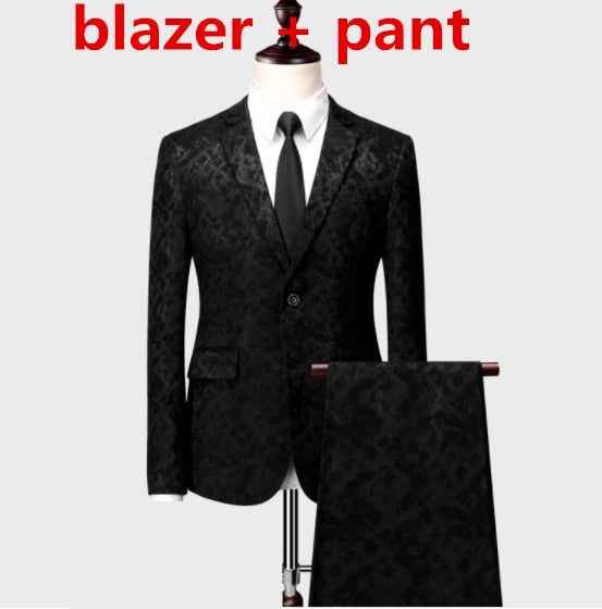 Left ROM Brand Luxury Men Suits