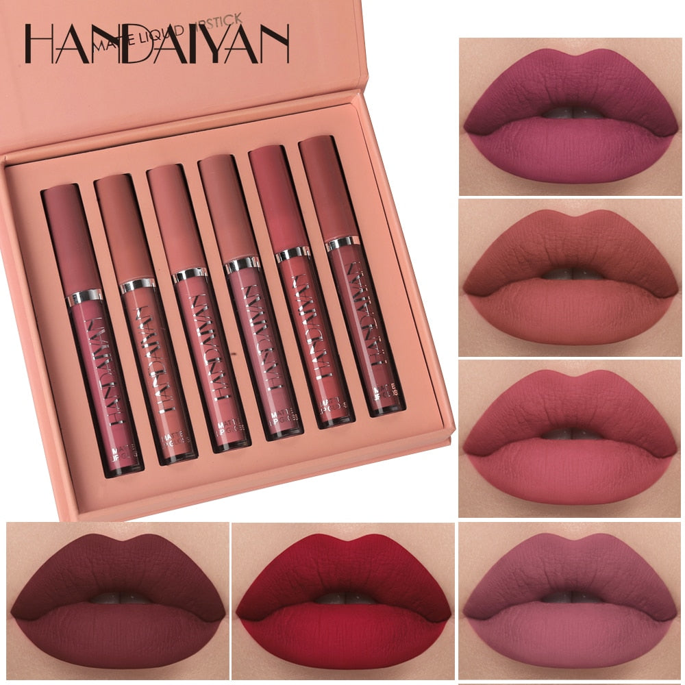 6 Color Liquid Lipstick