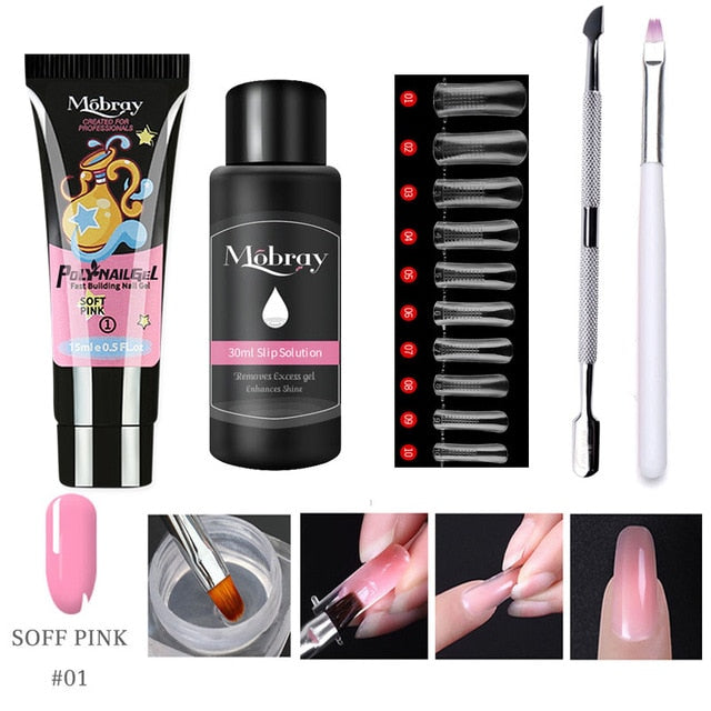 Extension Gel Nail Art  Set