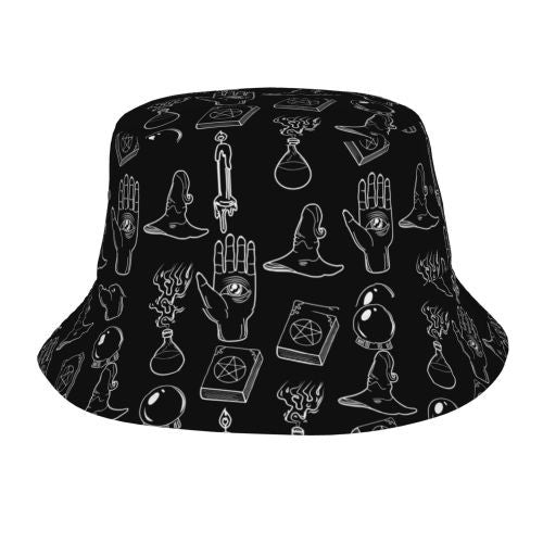 Bucket Hat Psychedelic Magic Mushrooms Fisherman Reflect